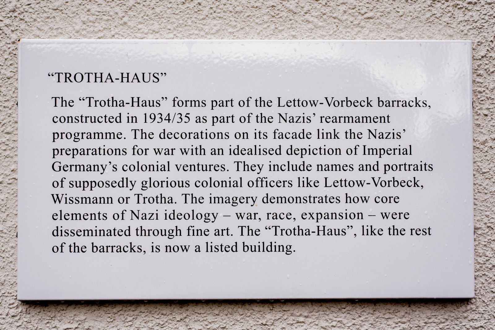Trotha-Haus, 2021, © Nicole Benewaah Gehle